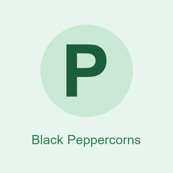 Black Peppercorns 100g