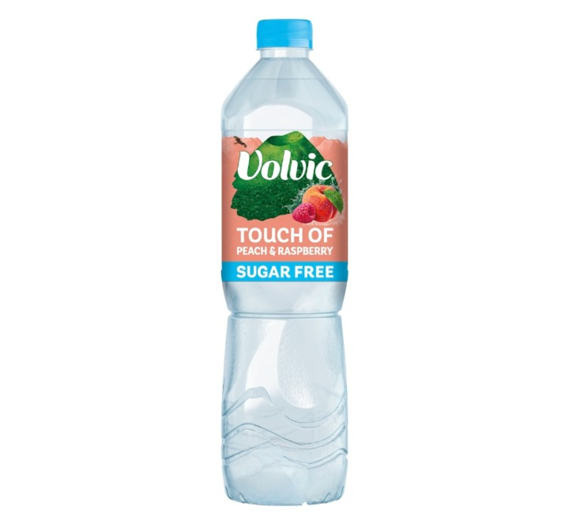 Volvic Touch of Peach & Raspberry Sugar Free
