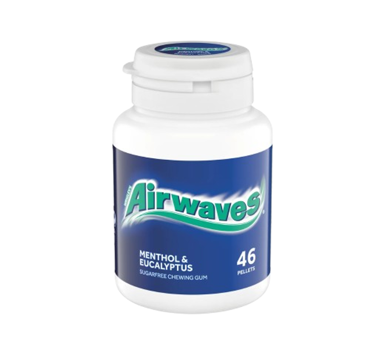 Airwave Sugarfree Gum Menthol & Eucalyptus 46pk