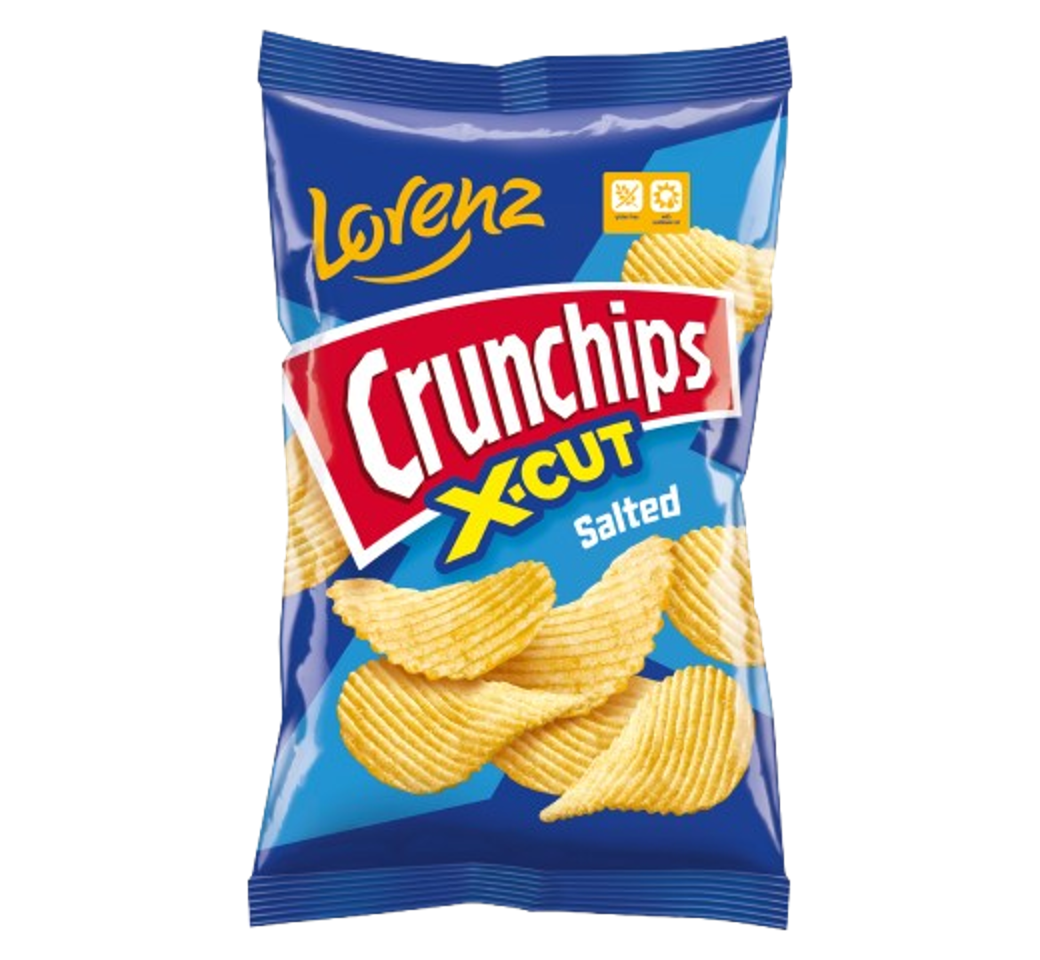 Lorenz Crunchips X-cut Salted