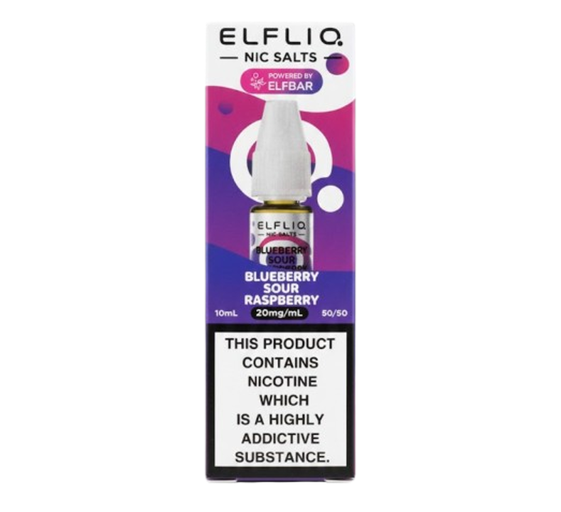 Elfliq Blueberry Sour Raspberry Nic Salts