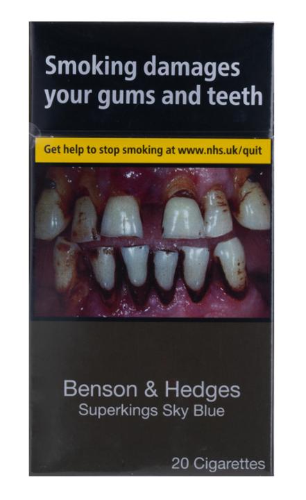 Benson & Hedges Superkings Sky Blue 20pk