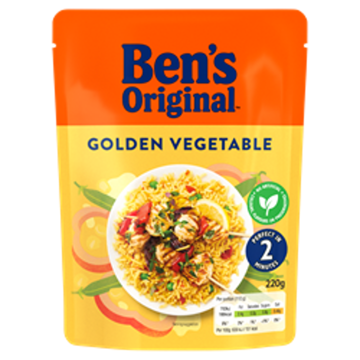 Ben's Original Golden Vegetable Microwave Rice