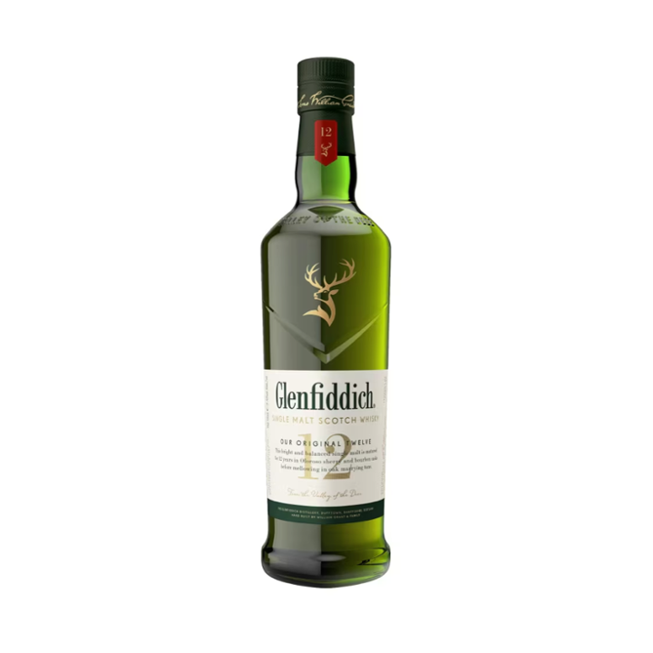 Glenfiddich 12 Year Old Single Malt Scotch Whisky