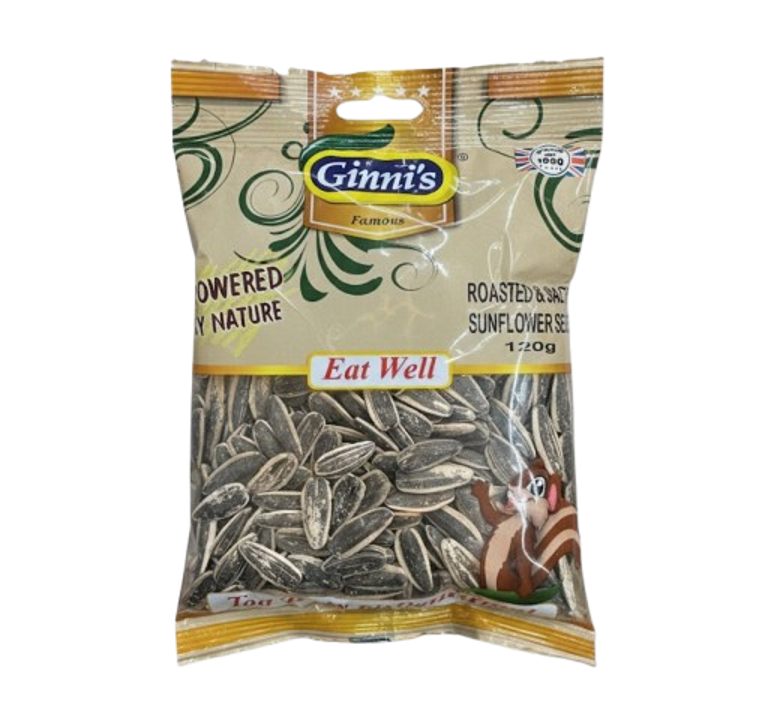 Ginni's Roasted & Salted Sunflower Seeds