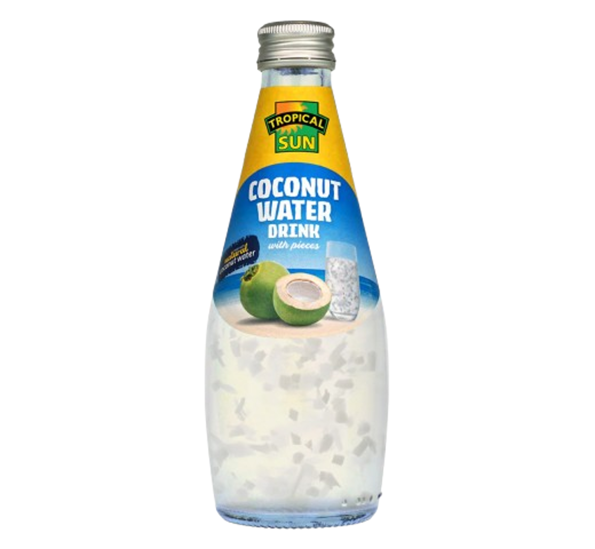 Tropical Sun Coconut Water Drink With Pieces