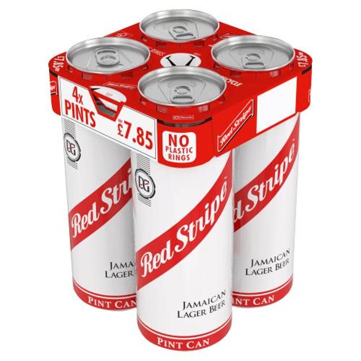 Red Stripe 4pk