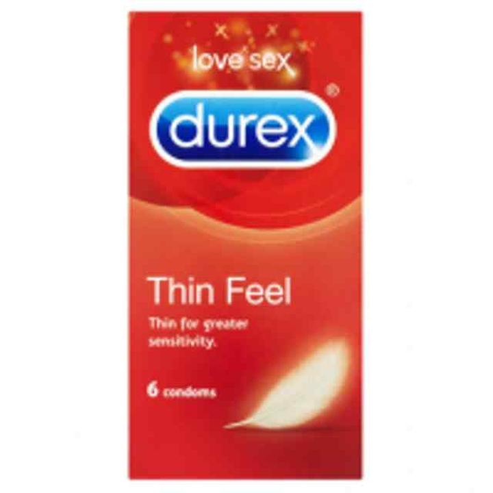 Durex Thin Feel Condoms x6