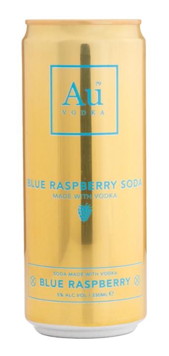 AU Vodka Blue Raspberry Soda