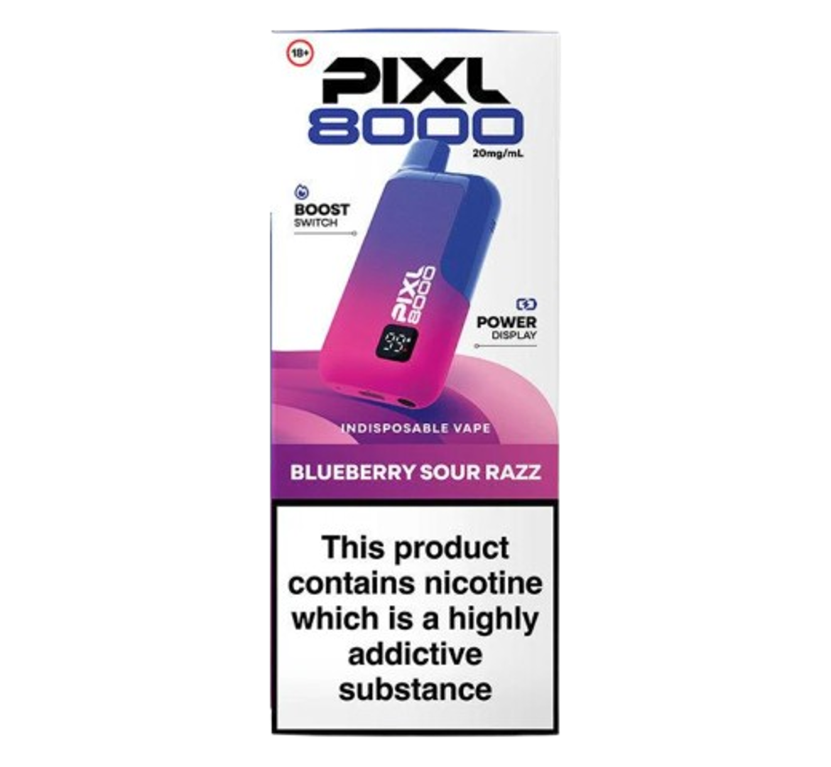 Pixl 8000 Blueberry Sour Razz