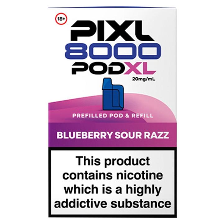 Pixl 8000 Pod XL Blueberry Sour Razz