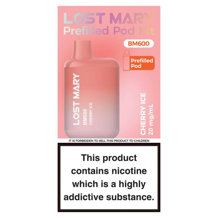 Lost Mary BM600 Cherry Ice Prefilled Pod Kit