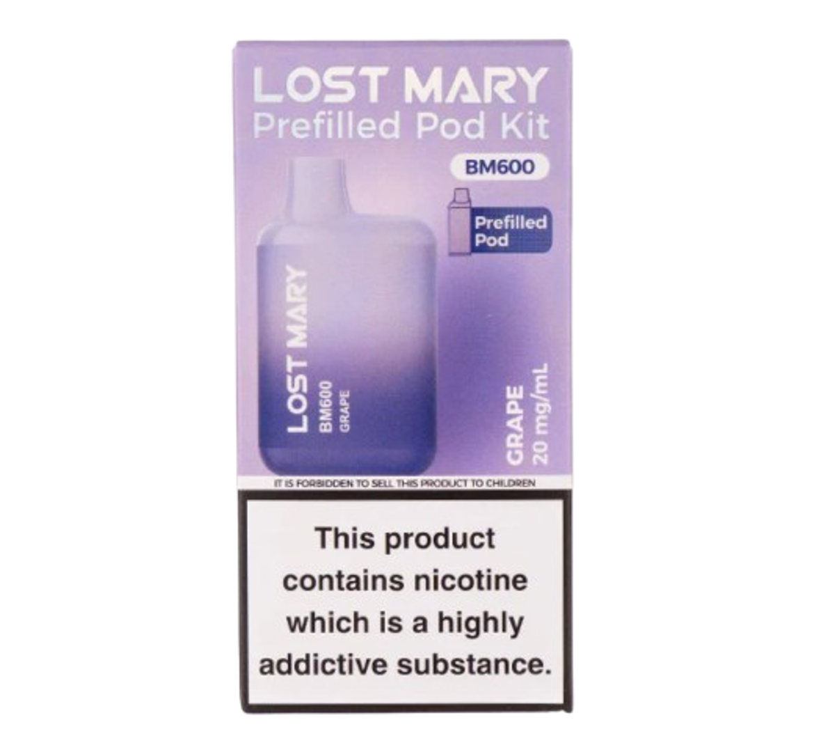 Lost Mary BM600 Grape Prefilled Pod Kit