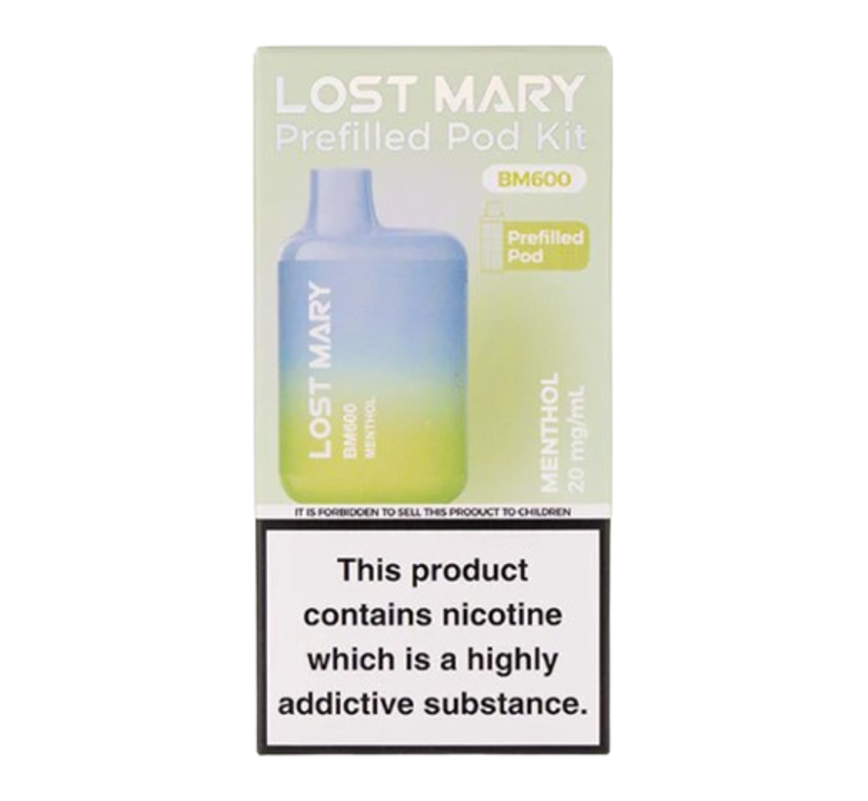 Lost Mary BM600 Menthol Prefilled Pod Kit