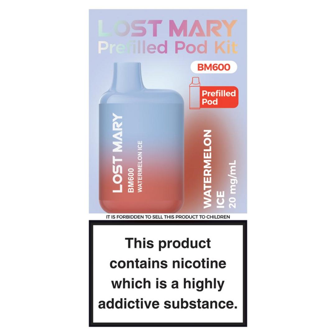 Lost Mary BM600 Watermelon Ice Prefilled Pod Kit