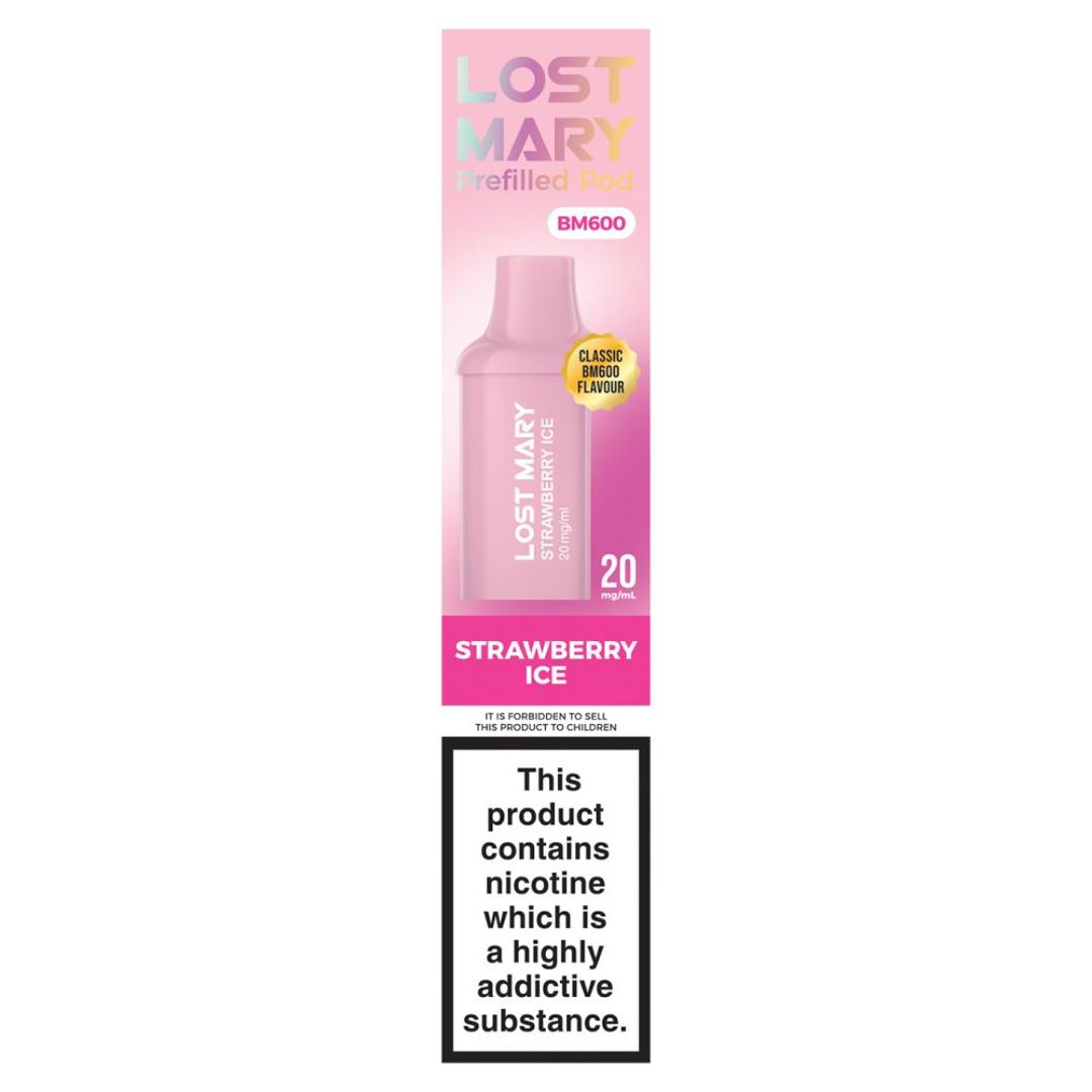 Lost Mary BM600 Strawberry Ice Prefilled Pod