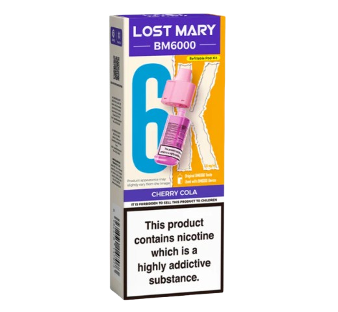 Lost Mary BM6000 Cherry Cola Refillable Pod Kit