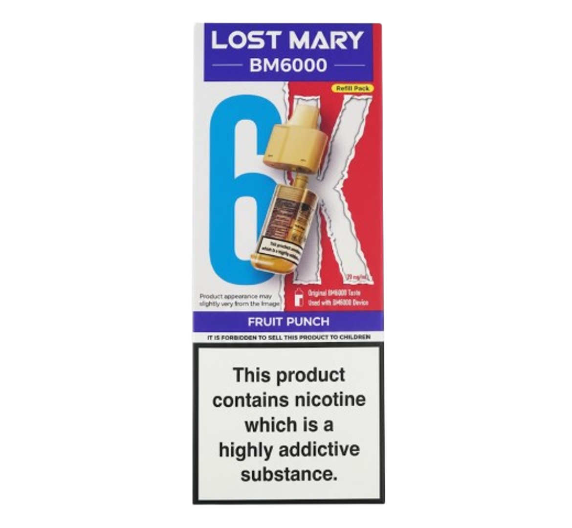 Lost Mary BM6000 Fruit Punch Refill Pack