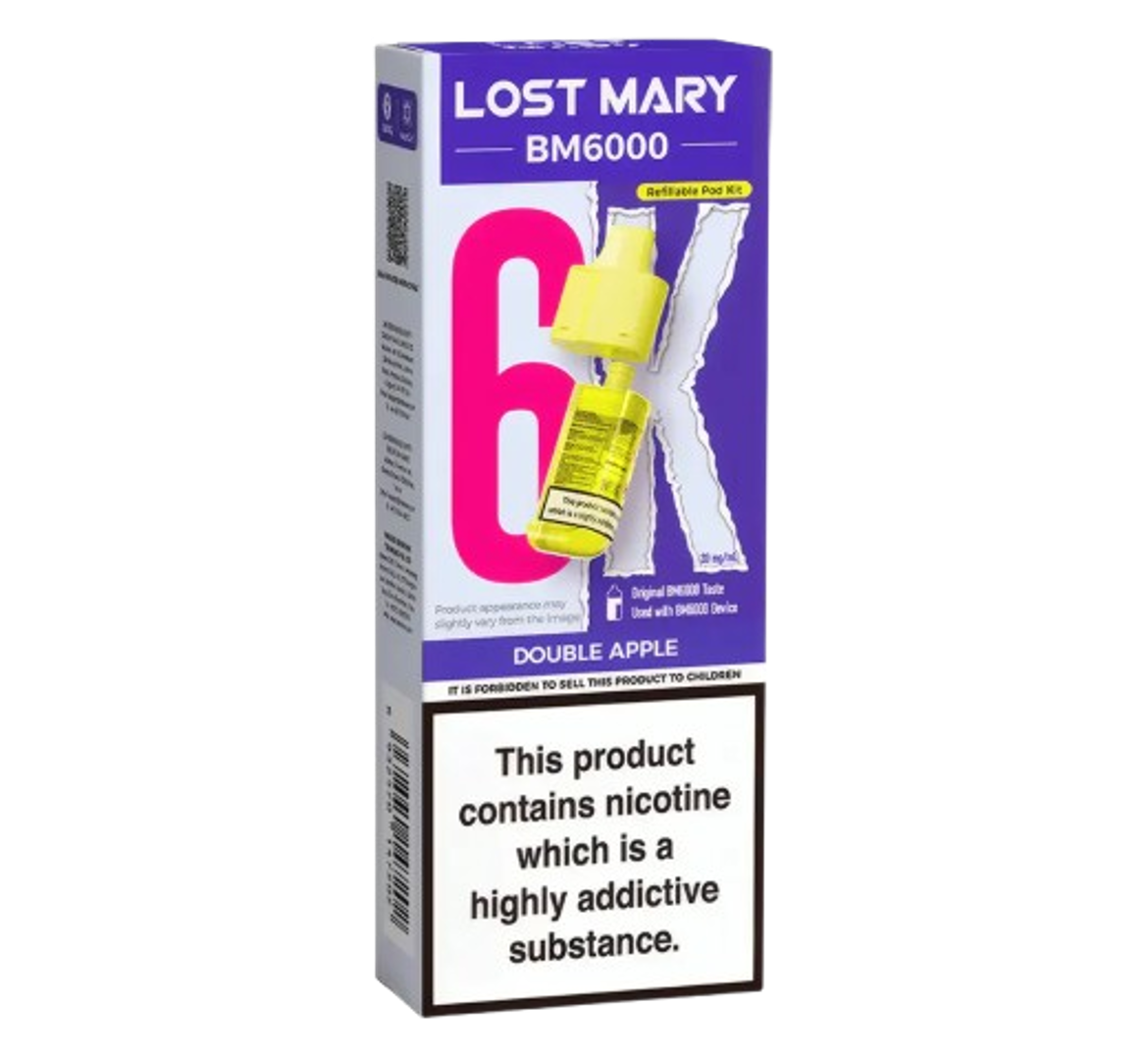 Lost Mary BM6000 Double Apple Refill Pack