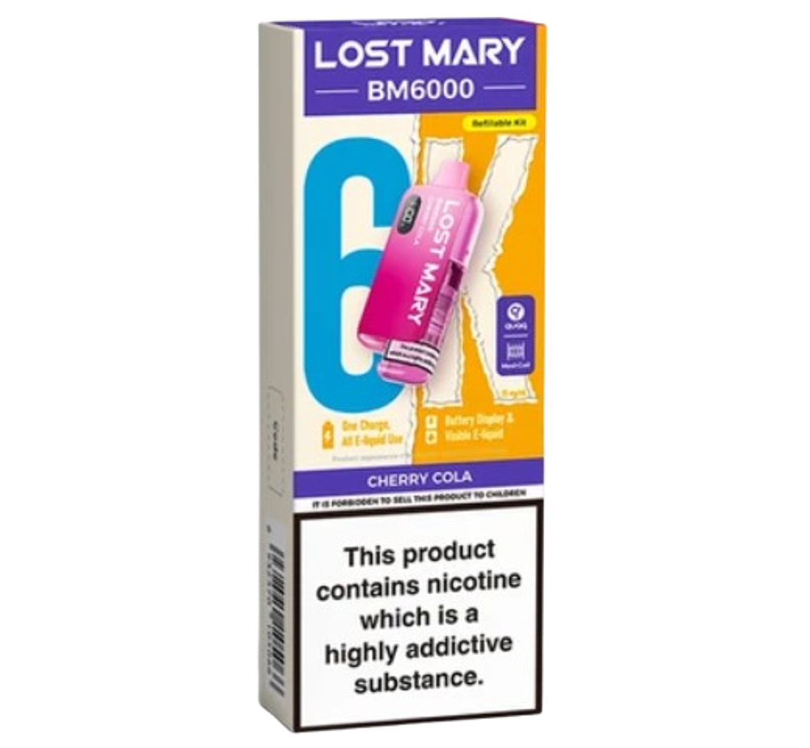 Lost Mary BM6000 Cherry Cola Refillable Kit