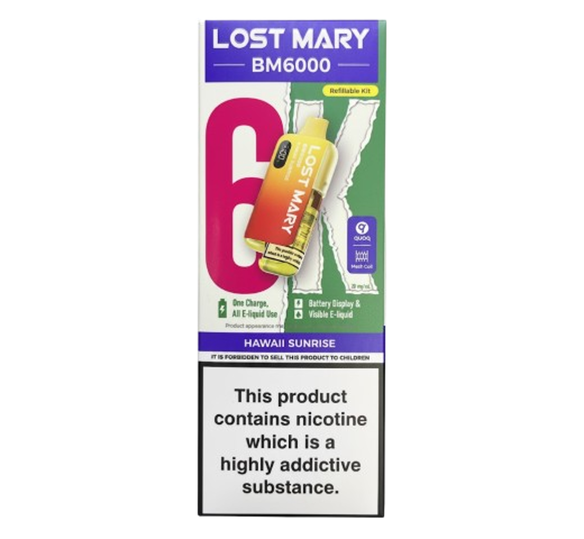 Lost Mary BM6000 Hawaii Sunrise