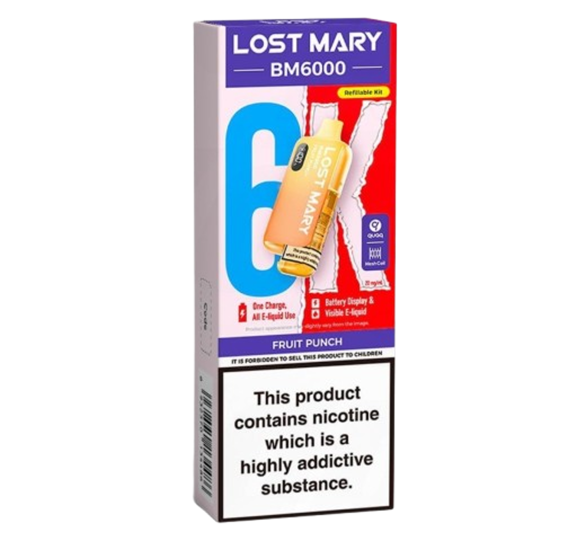 Lost Mary BM6000 Fruit Punch Refillable Kit