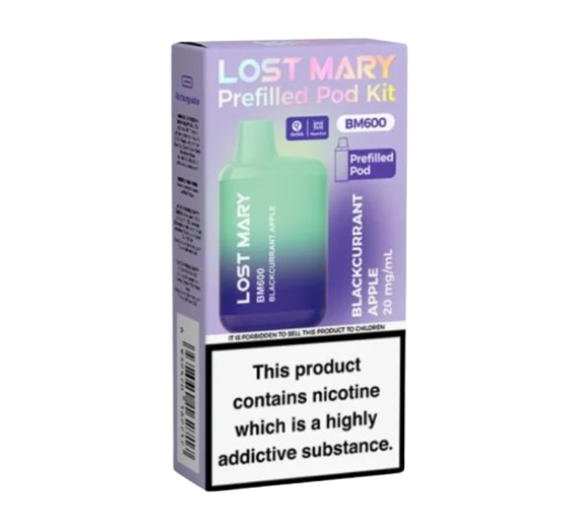 Lost Mary BM600 Blackcurrant Apple Prefilled Pod Kit