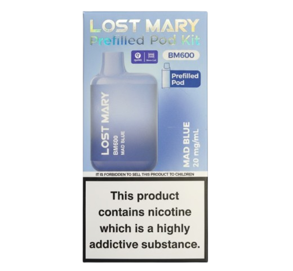 Lost Mary BM600 Mad Blue Prefilled Pod Kit