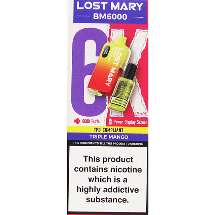 Lost Mary BM6000 Triple Mango