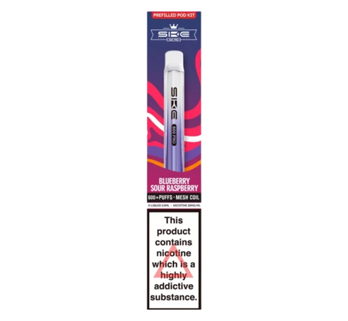SKE 600 Pro Blueberry Sour Raspberry Prefilled
