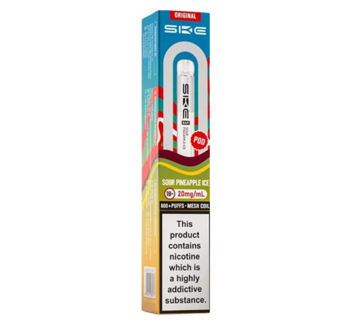 SKE Bar 600 Sour Pineapple Ice Pod