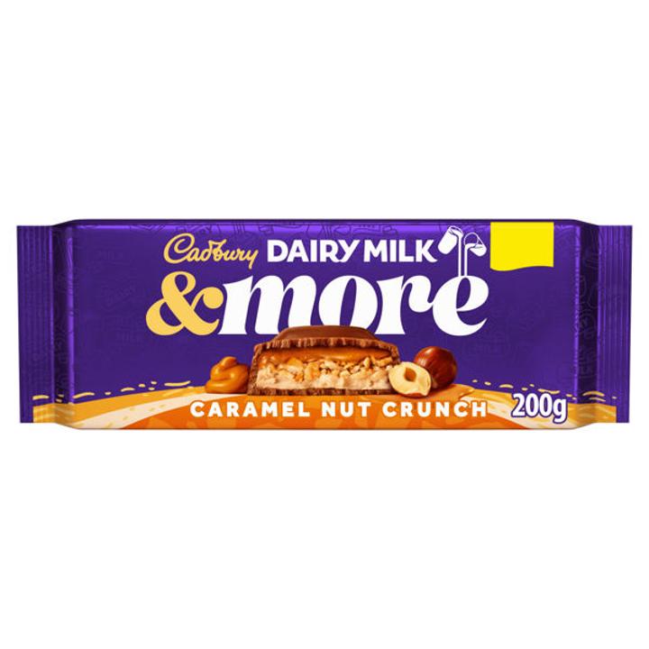 Cadbury Dairy Milk & More Caramel Nut Crunch