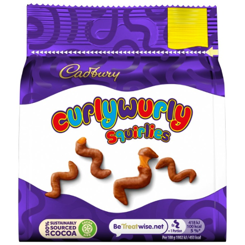 Cadbury Curlywurly Squirlies