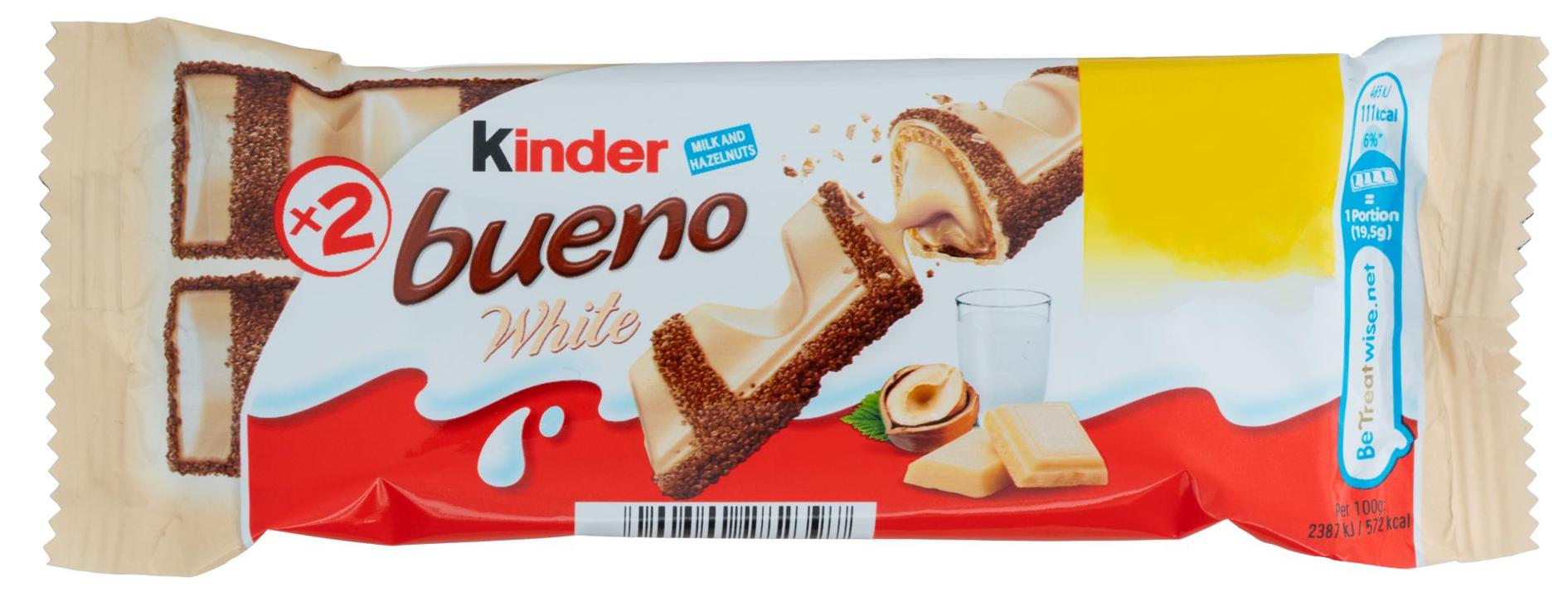 Kinder Bueno White Milk and Hazelnuts