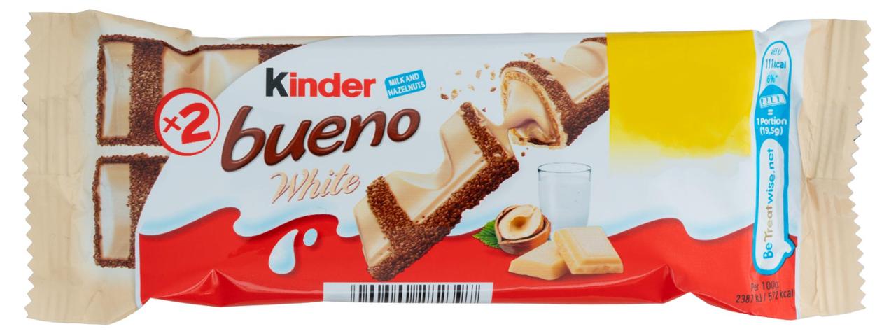 Kinder Bueno White Milk and Hazelnuts
