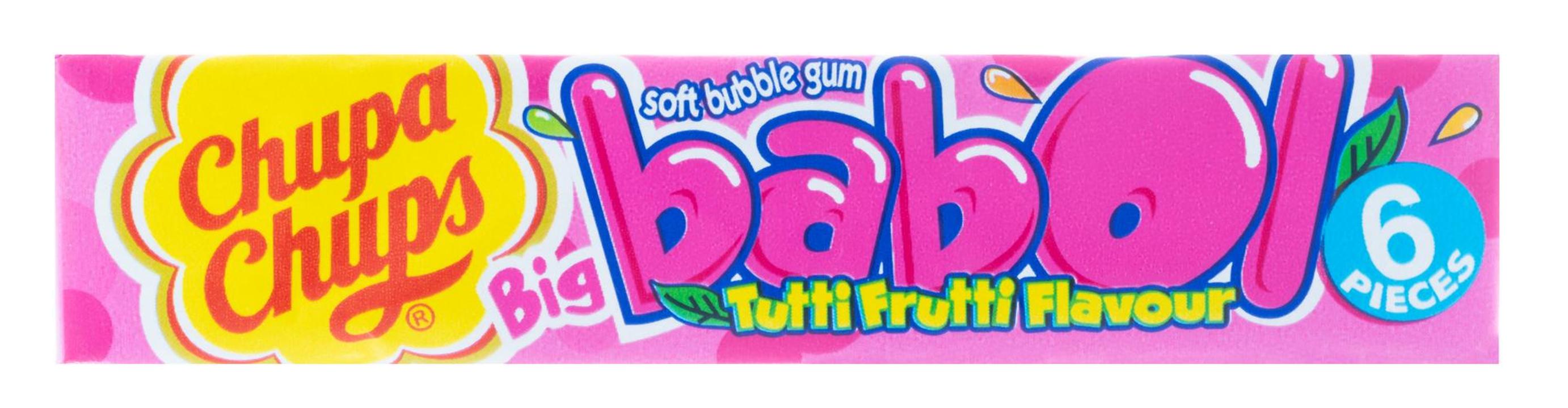 Chupa Chups Big Babol Tutti Frutti 6pk
