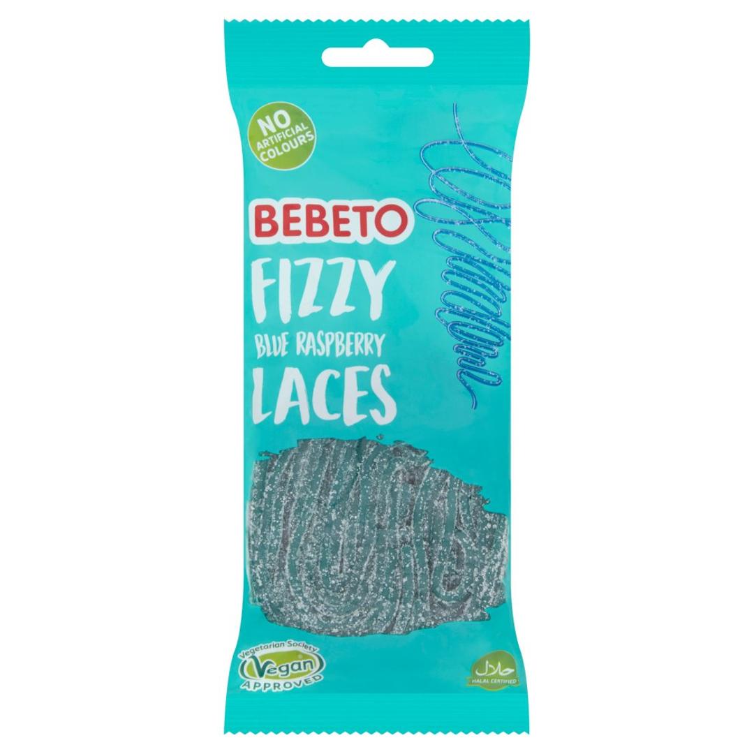 Bebeto Fizzy Blue Raspberry Laces