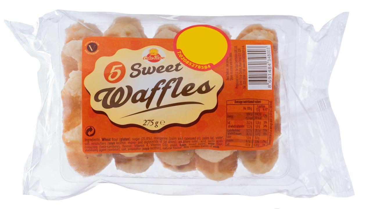 Cake Zone Sweet Waffels 5pk