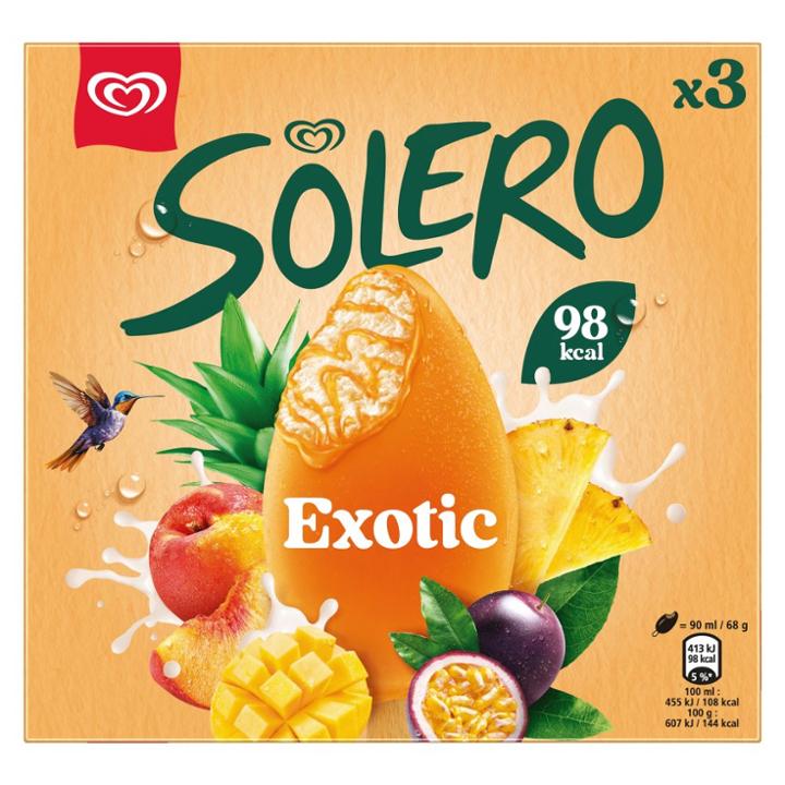 Solero Exotic Ice Cream 3pk