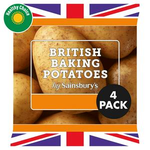 Sainsbury's Baking Potatoes x4