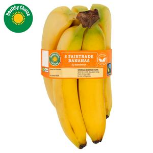 Sainsbury's Fairtrade Bananas x5
