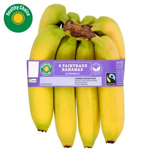 Sainsbury's Fairtrade Bananas x8